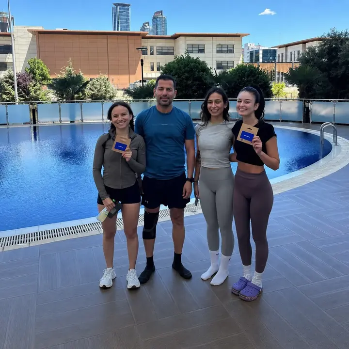 Concord İstanbul ödüllü spor yarışması katılımcıları